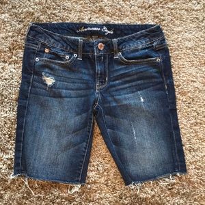 American Eagle Bermuda jean shorts